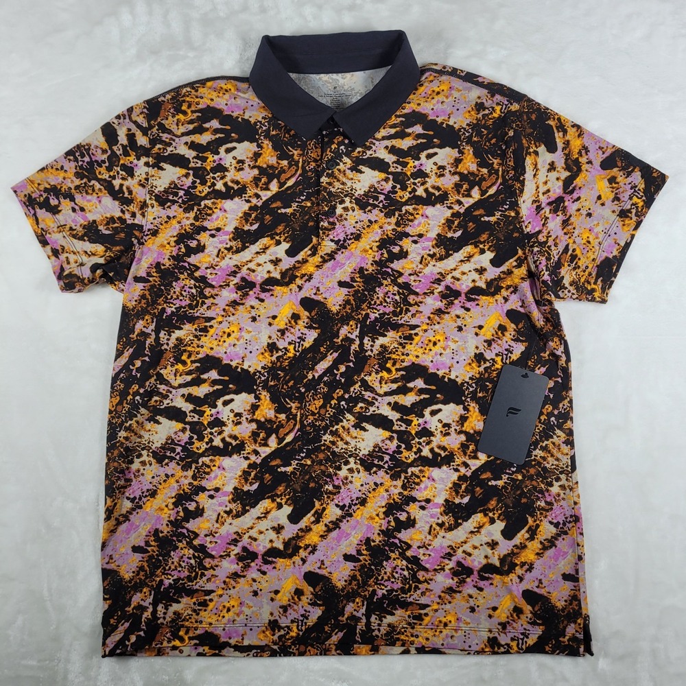 Fabletics Polo Shirt Men's XL The 24-7 Polo Golf Performance Active Stretch NWT